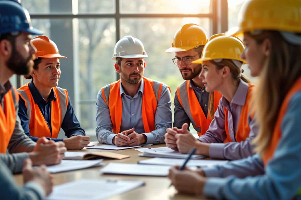 Rail teams training together on safety